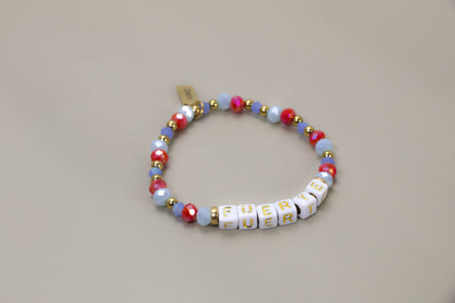 Fuerte Bracelet (Blue and Red)
