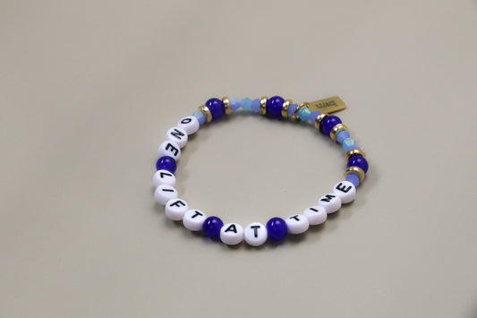 One Lift at a Time Bracelet (Blue)