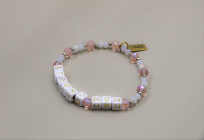Strong Mom Bracelet (Pink)